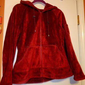 Kristen Blake Women's Plush Red Hoodie Size L